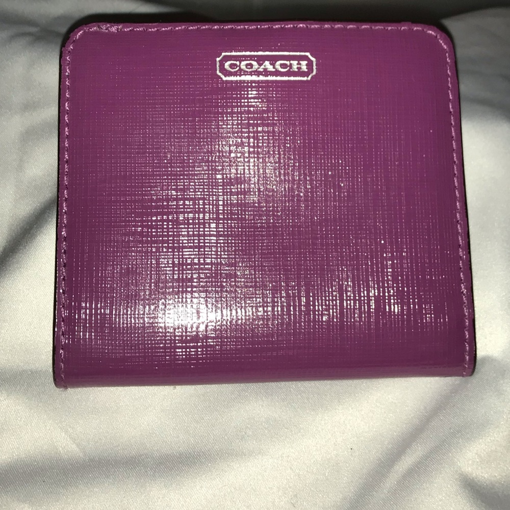 Coach Fuchsia Patchwork Purse & Wallet - Picture 10 of 12